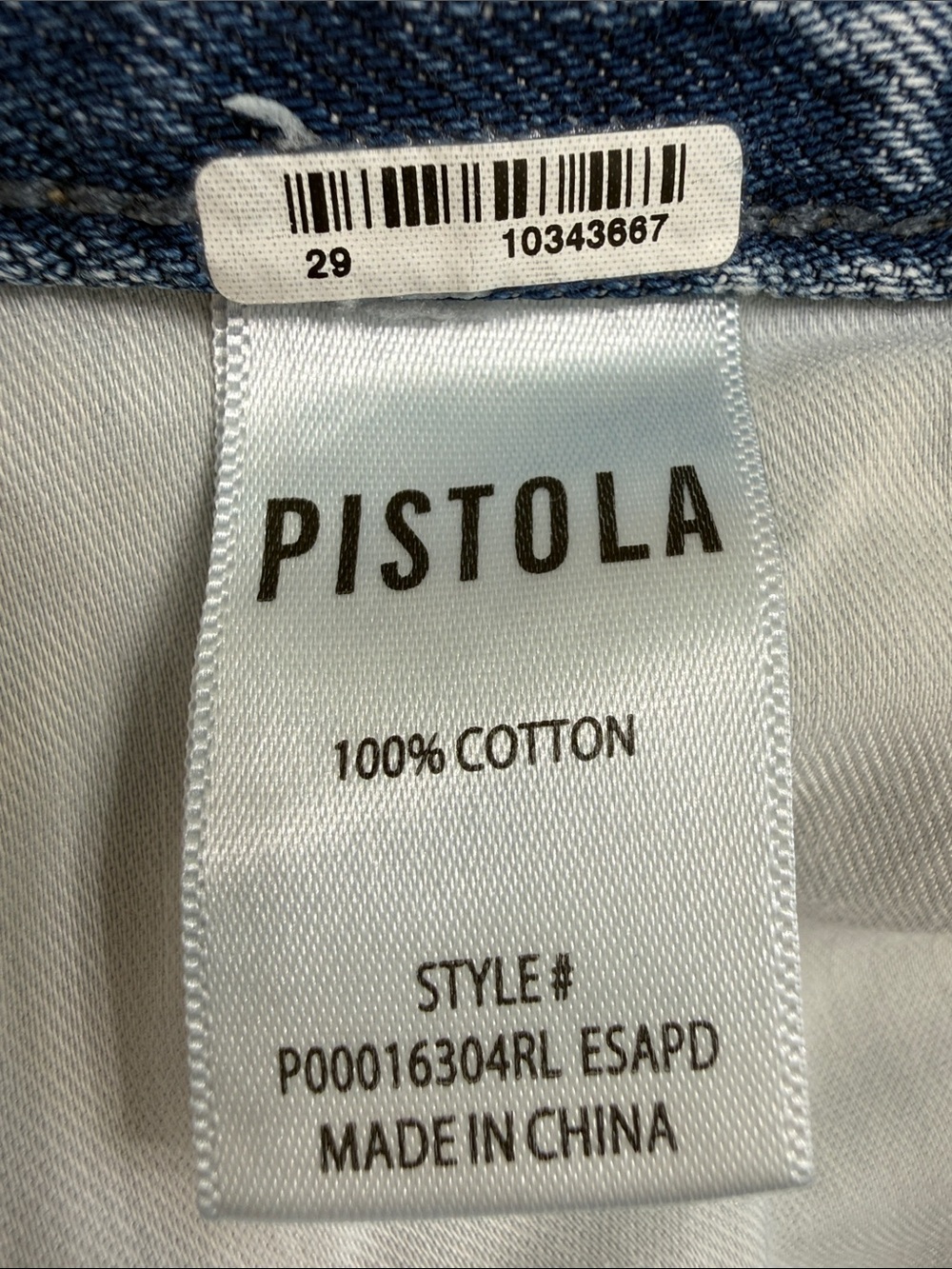 PISTOLA Relaxed Straight Leg Distressed Grayson Jeans Size 29 - Picture 14 of 16